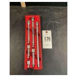 Snap-on Socket Extension and Adapter Set 3/8” Dr. in Red Case