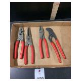 Snap-on Pliers Set, 4-Piece