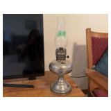 RayO Oil Lamp with Clear Glass Chimney
