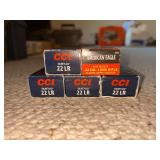 American Eagle .22 LR and CCI Quiet .22 LR Ammunition - 5 Boxes