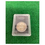 1977 Eisenhower Dollar, Brilliant Uncirculated, Slabbed