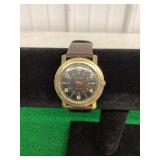 Gruen Veri-Thin Precision Wristwatch with Brown Leather Strap