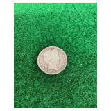 1904-P Barber Quarter Dollar