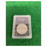 1972 Eisenhower Dollar, Brilliant Uncirculated, Slabbed