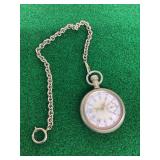 Elgin National Watch Co. Pocket Watch with Chain, Serial Number 11214423