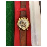 Al Agnew Wildlife Collection Wristwatch with Leather Strap