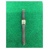 Elgin 10K Gold Filled Rectangular Wristwatch with Sub-Seconds Dial
