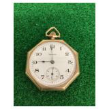 Hampden Octagonal Pocket Watch