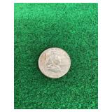 1950-D Franklin Silver Half Dollar