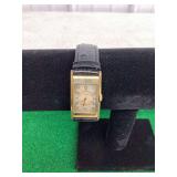 Elgin Rectangular Gold-Filled Wristwatch with Sub-Seconds Dial