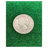 1924-P Peace Silver Dollar