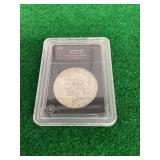 1934 Peace Silver Dollar, Philadelphia Mint, Encapsulated