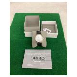 Seiko Solar Quartz Wristwatch with Box and Manual