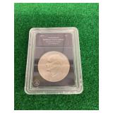1971 Eisenhower Dollar, Brilliant Uncirculated, Slabbed