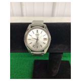 Seiko Automatic Wristwatch, Silver Dial, Date Complication