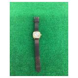Illinois 17-Jewel 3/0 Size Trench Watch, Yellow Gold Filled Case