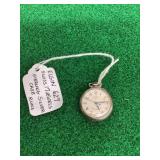 Elgin 629 17-Jewel Swiss Pocket Watch with Sterling Silver Case
