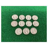 (11) 1937 Washington Quarter