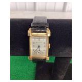 Bulova Rectangular Wristwatch with Sub-Seconds Dial