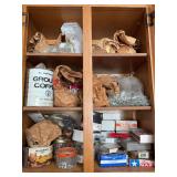 Assorted Hardware and Fastener Collection in Storage Containers