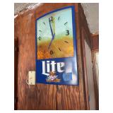 Miller Lite Beer Wall Clock