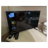Onn. Roku LED Television with Two Remote Controls