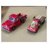 Two Diecast Model Ford Trucks, Including American Flyer Flatbed