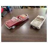 Set of Two Diecast Model Cars: Chevrolet Impala and Chevrolet Corvette