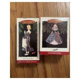 Hallmark Keepsake Ornament Set: 1995 Holiday Barbie and Solo in the Spotlight Barbie