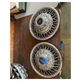Set of Two Buick Riviera Wire-Style Wheel Covers