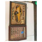 Framed Route 66 Wall Art and Bobby Greene