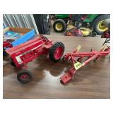 International Harvester 966 Hydro Tractor and Plow Toy Set