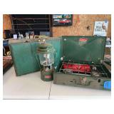 Coleman Model 220K Lantern and Two-Burner Camp Stove Set