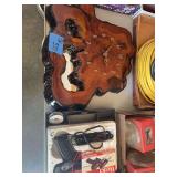 Live Edge Wood Wall Clock and Weller Soldering Gun Set