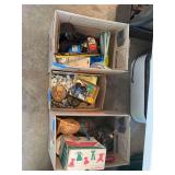 Assorted Hardware, Electrical Components, and Singer Child