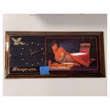 Snap-on Tools Promotional Wall Clock with Model Imagery