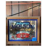 Molson Beer Mirror Sign