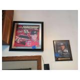 NASCAR Dale Earnhardt Jr. Budweiser Mirror and Dale Earnhardt Sr. Reflections Plaque