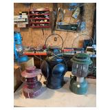 Collection of Three Industrial and Outdoor Lanterns