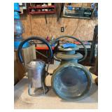 Conger Lantern Co. Electric Hand Lantern and Metal Signal Lantern