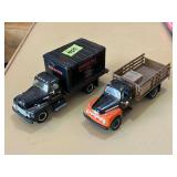 Set of Two Diecast Model Trucks: Winchester and Custom Chrome