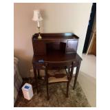 Writing Desk with Hutch and Matching Chair