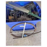 Assorted Hardware and Utility Lot with Storage Bin