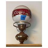Coors Beer Globe Table Lamp