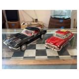 Lot of Two Diecast Model Cars: Chevrolet Corvette and Chevrolet Bel Air