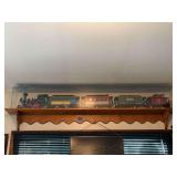Jim Beam Regal China Porcelain Train Decanter Set