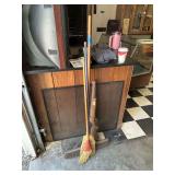 Assorted Cleaning Implements and Non-Functional Firearm Replica