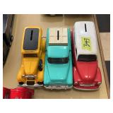 Collection of Three Promotional Diecast Vehicle Coin Banks