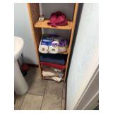 Wicker Bathroom Shelving Unit