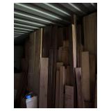 Assorted Rough Sawn Lumber and Wood Planks Lot